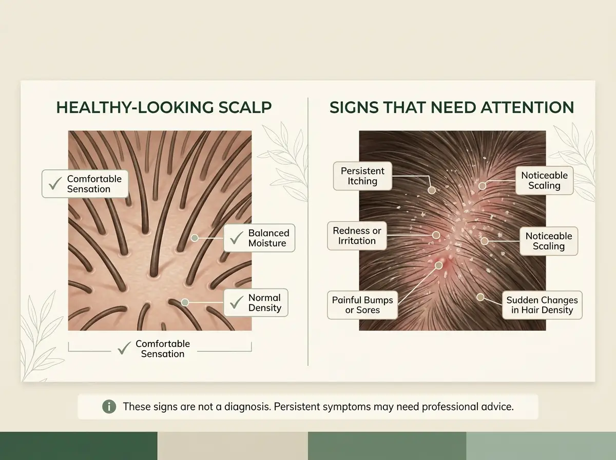 how to keep your scalp healthy vs unhealthy scalp signs